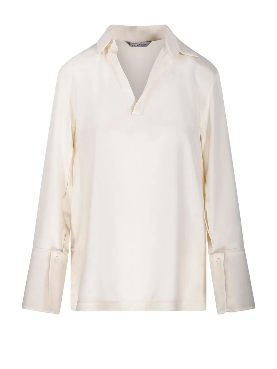 Max Mara Dover V-Neck Long-Sleeved Top