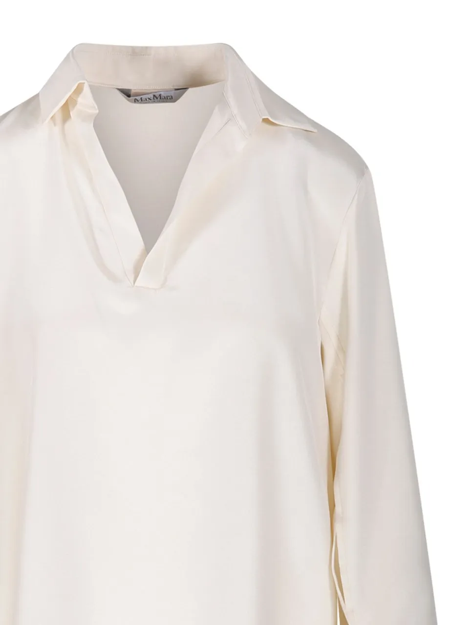 Max Mara Dover V-Neck Long-Sleeved Top