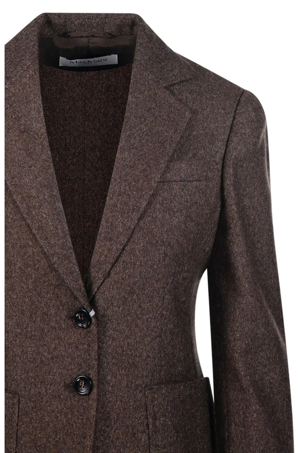 Max Mara Collared Button-Up Jacket