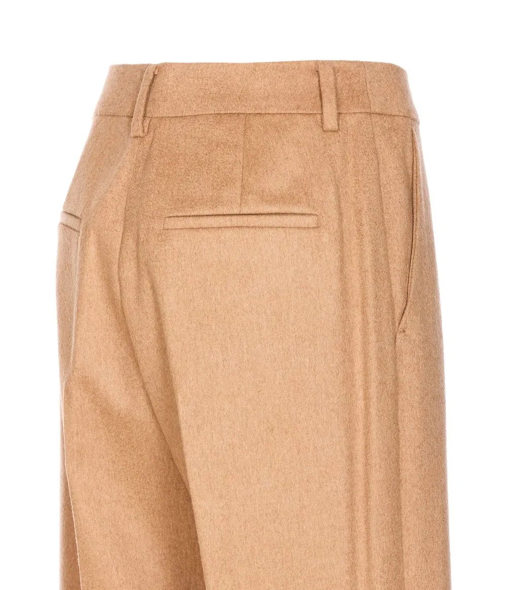Max Mara Carbone Pleated Trousers