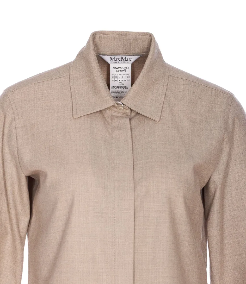 Max Mara Tebaide Long-Sleeved Shirt
