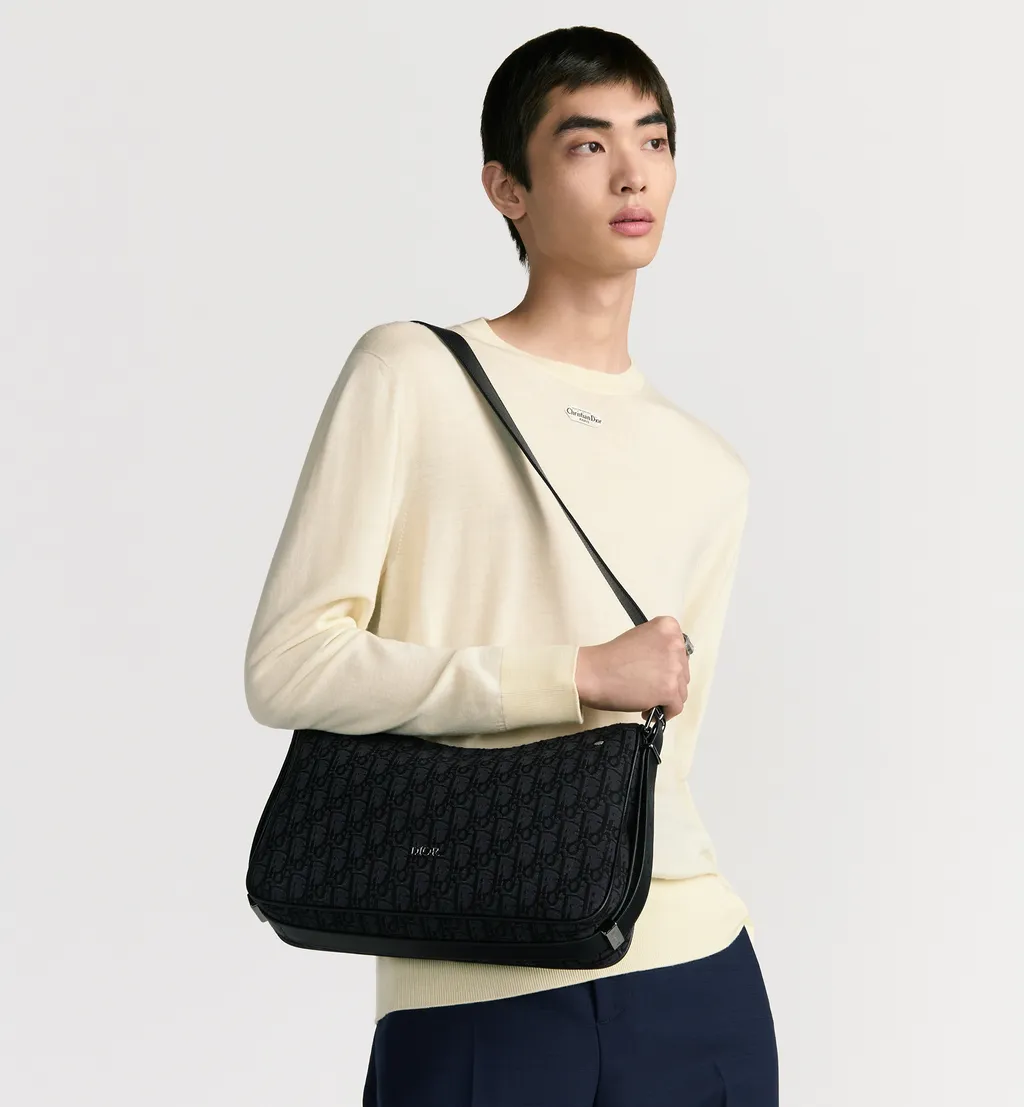 Medium Dior Slider Zipped Hobo Bag