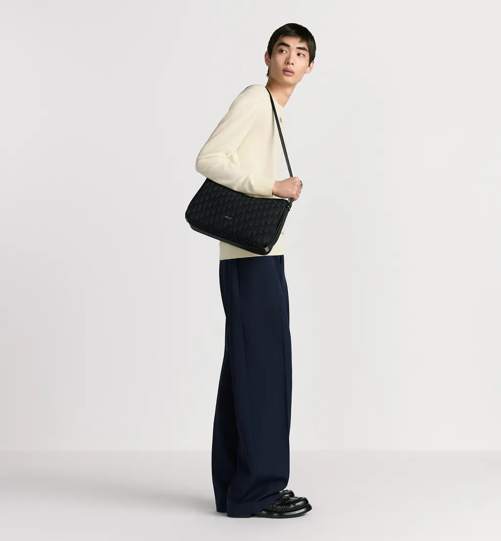 Medium Dior Slider Zipped Hobo Bag