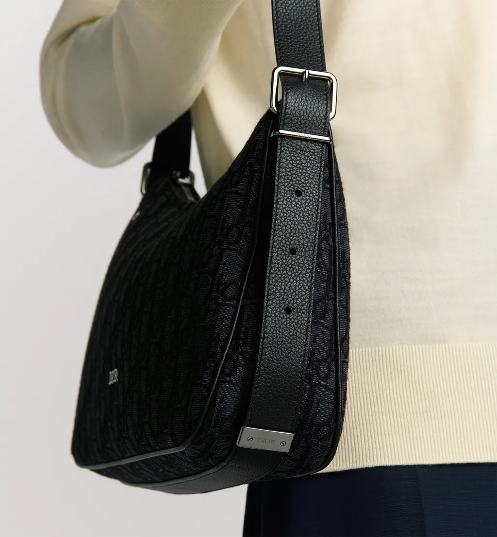 Medium Dior Slider Zipped Hobo Bag