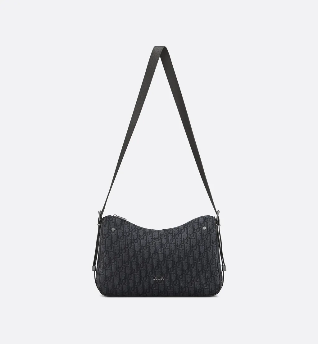 Medium Dior Slider Zipped Hobo Bag