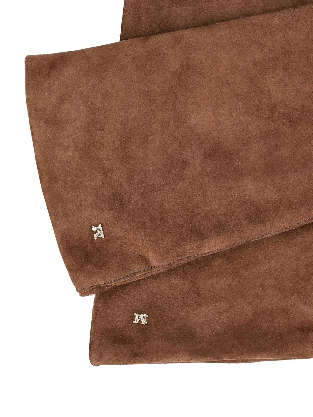 Max Mara Afideesuede Logo Plaque Gloves