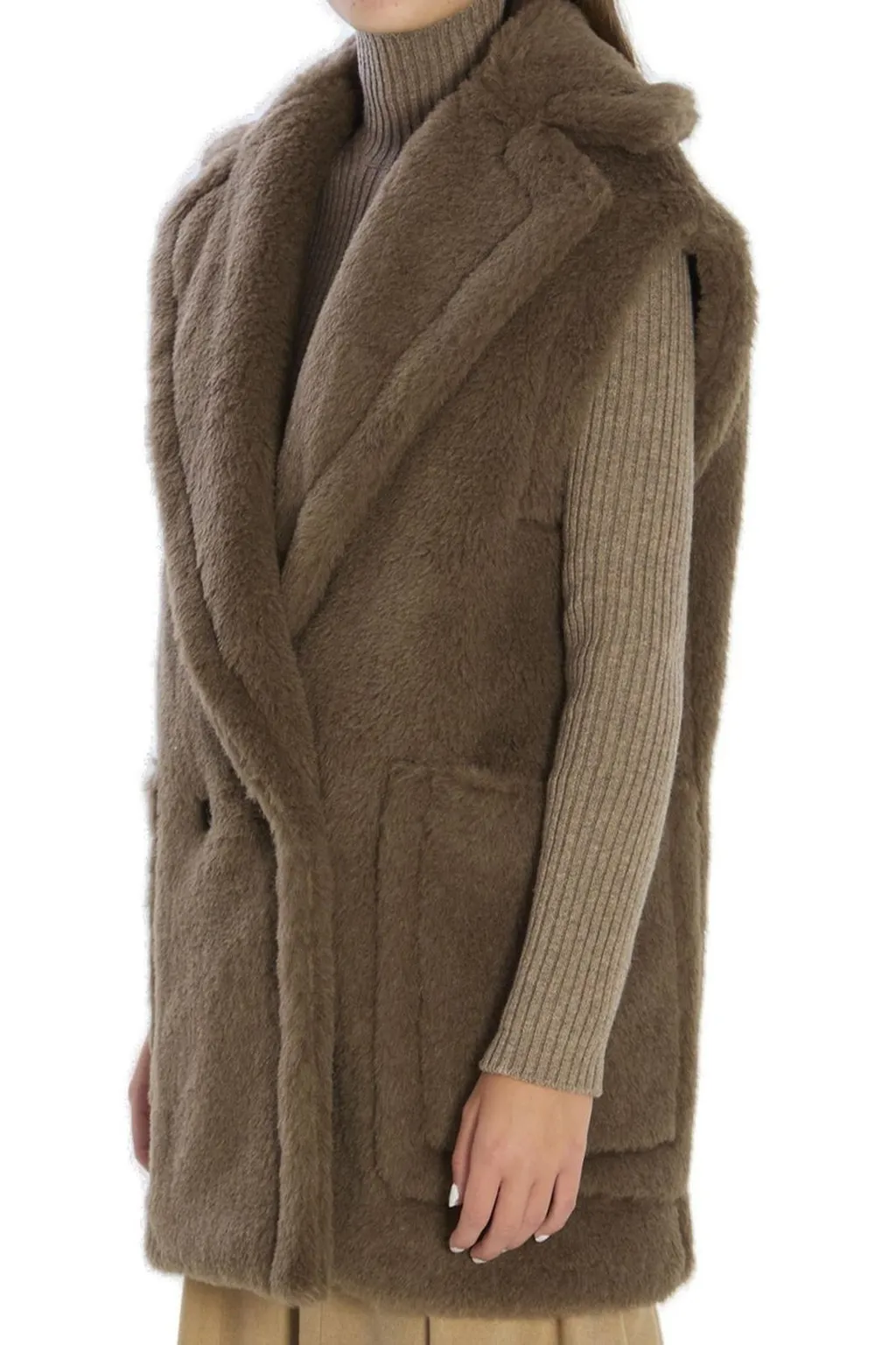 Max Mara Bormida Double-Breasted Gilet