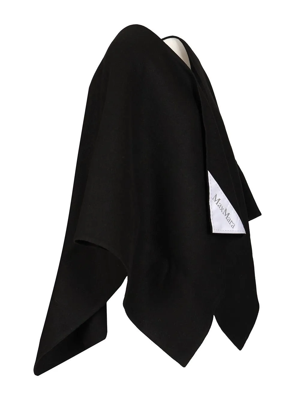 Max Mara Serra Logo Patch Cape