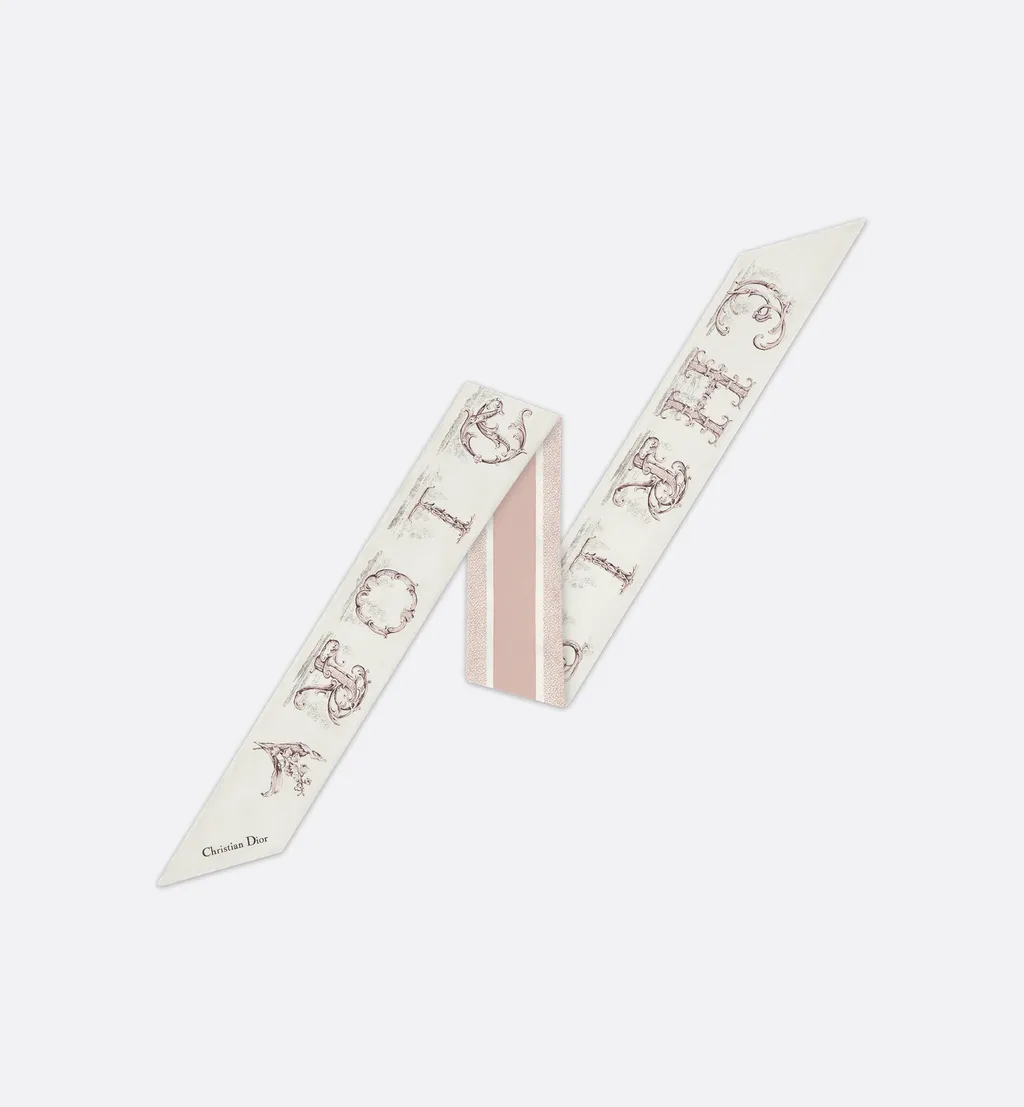 Dior Alphabet Mitzah Scarf
