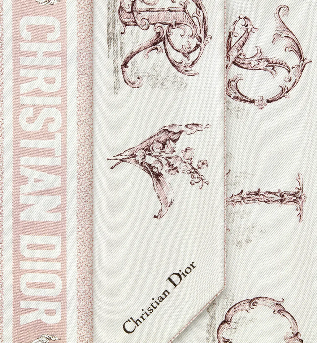 Dior Alphabet Mitzah Scarf