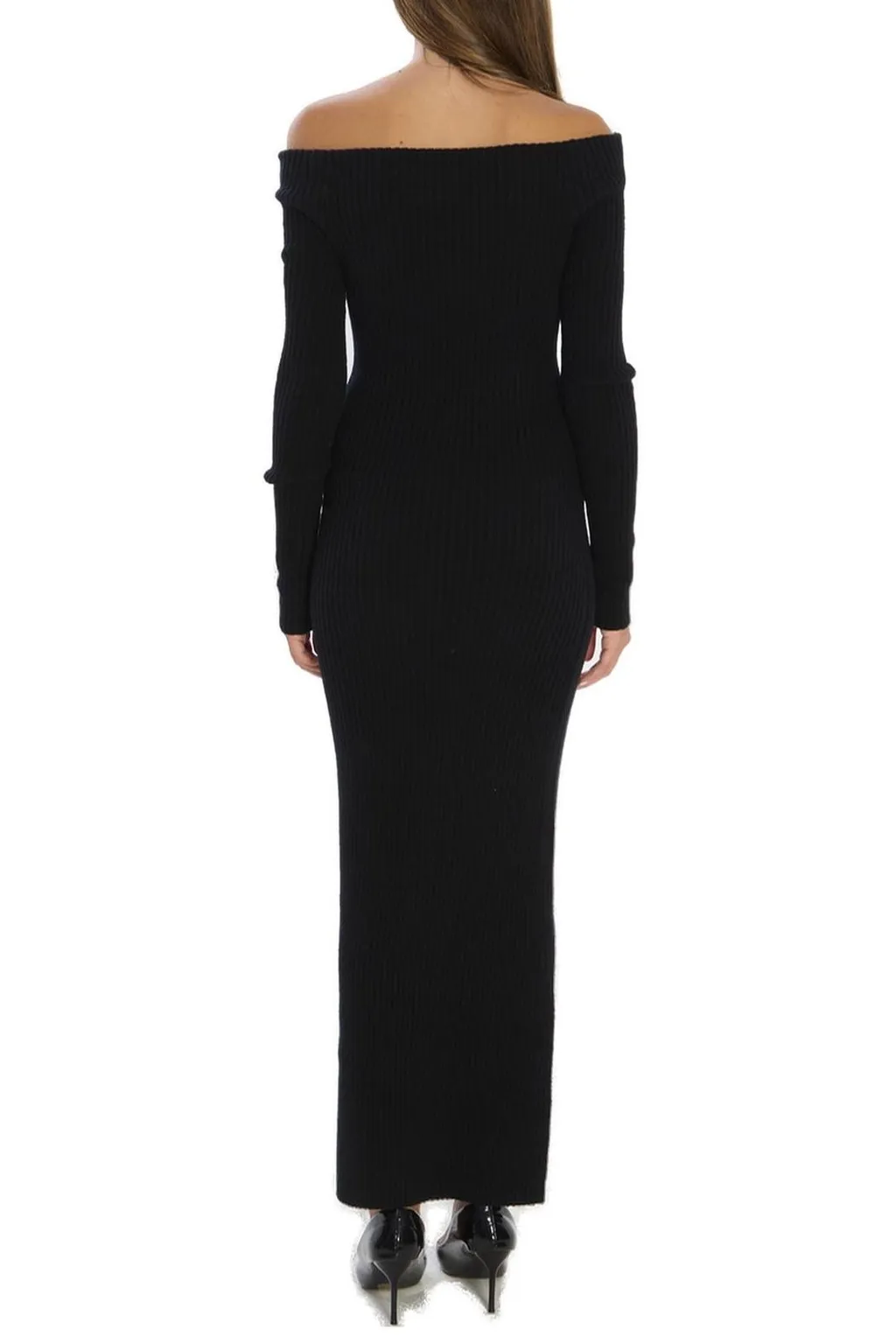 Max Mara Arnes Off-Shoulder Maxi Dress