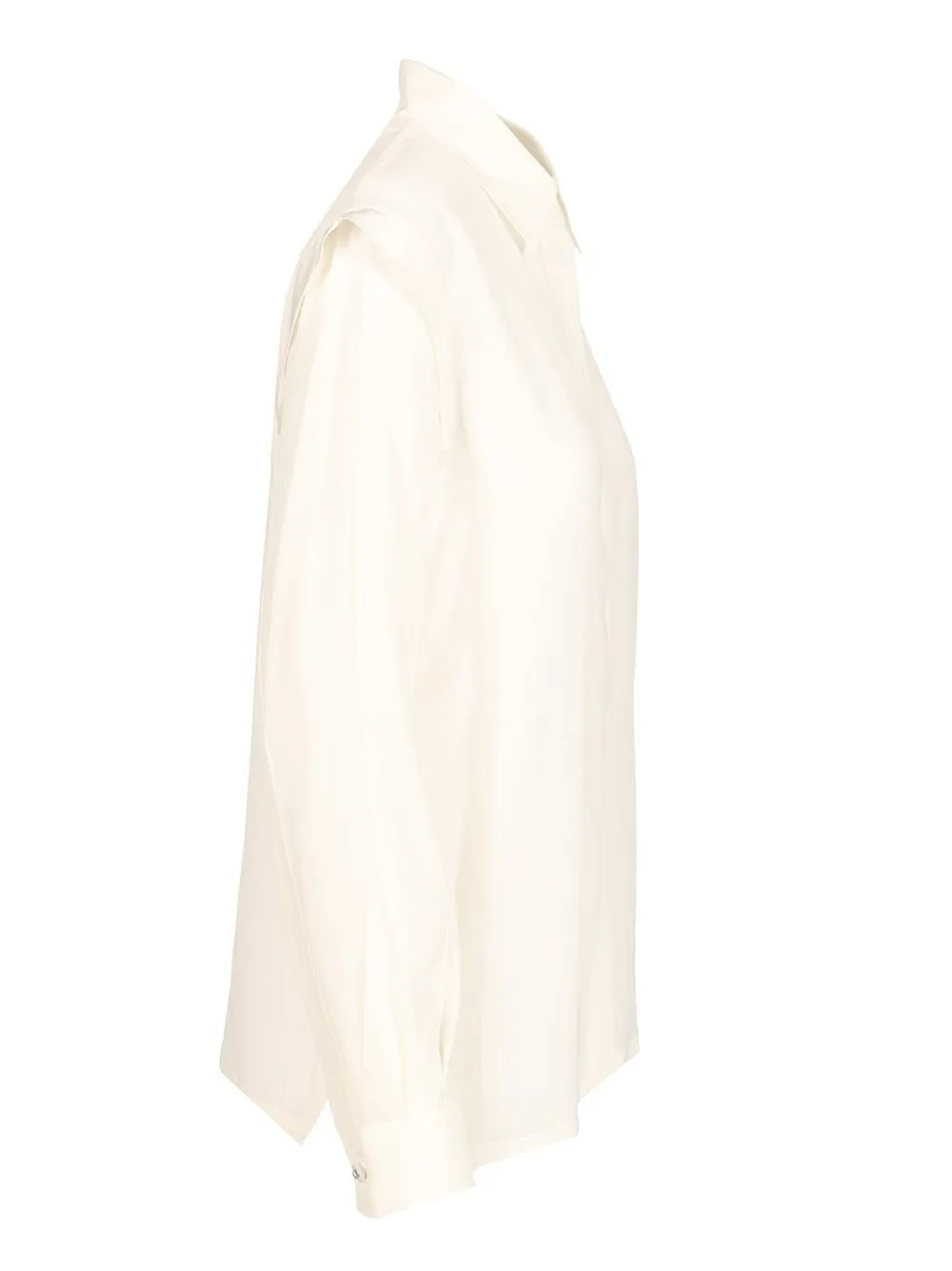 Max Mara CrÊPe De Chine Long-Sleeved Shirt