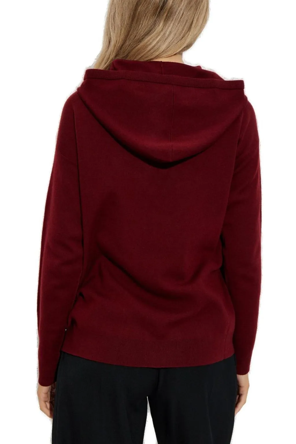 Max Mara Taddeo Drawstring Knitted Hoodie
