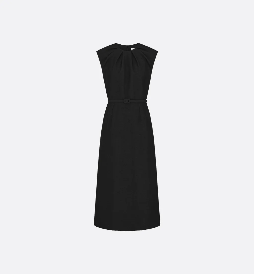 Mid-Length Belted Dress