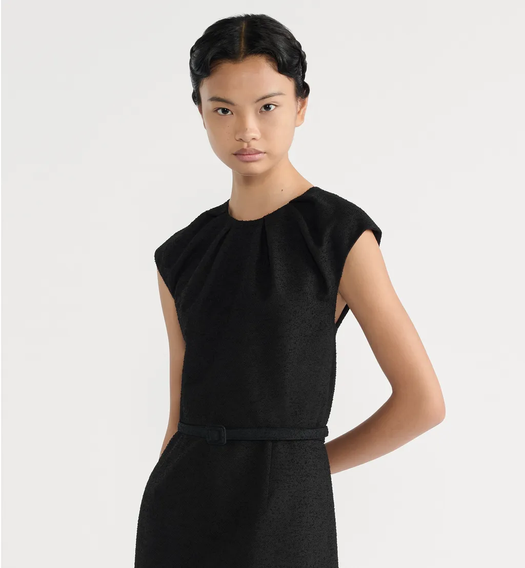 Mid-Length Belted Dress