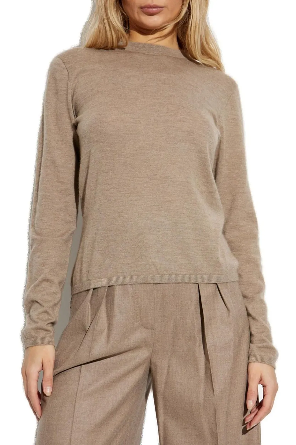 Max Mara Marica Crewneck Long-Sleeved Jumper