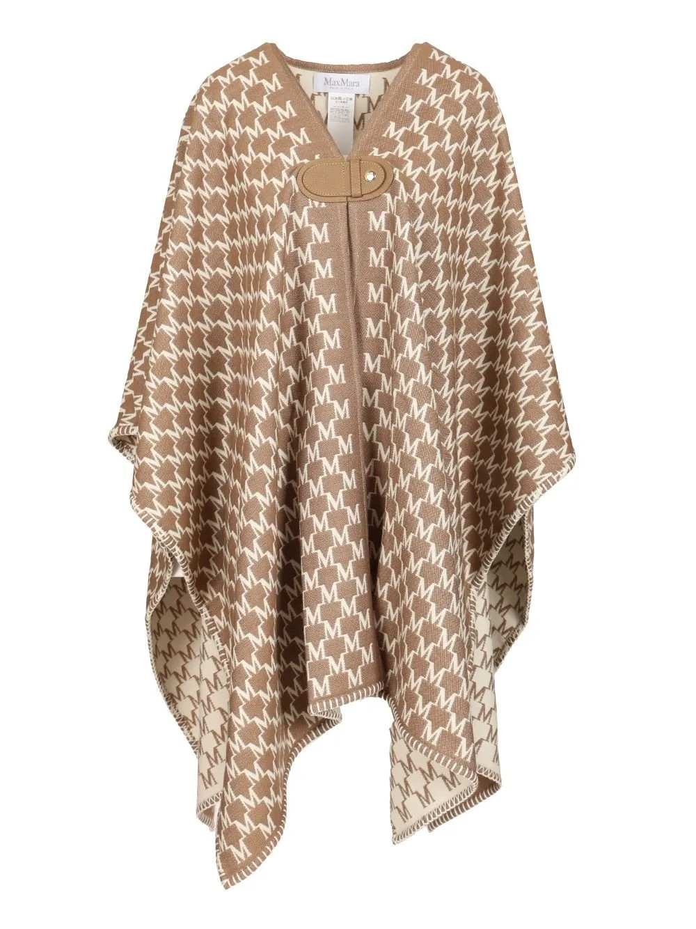Max Mara Editti All-Over Patterned Cape