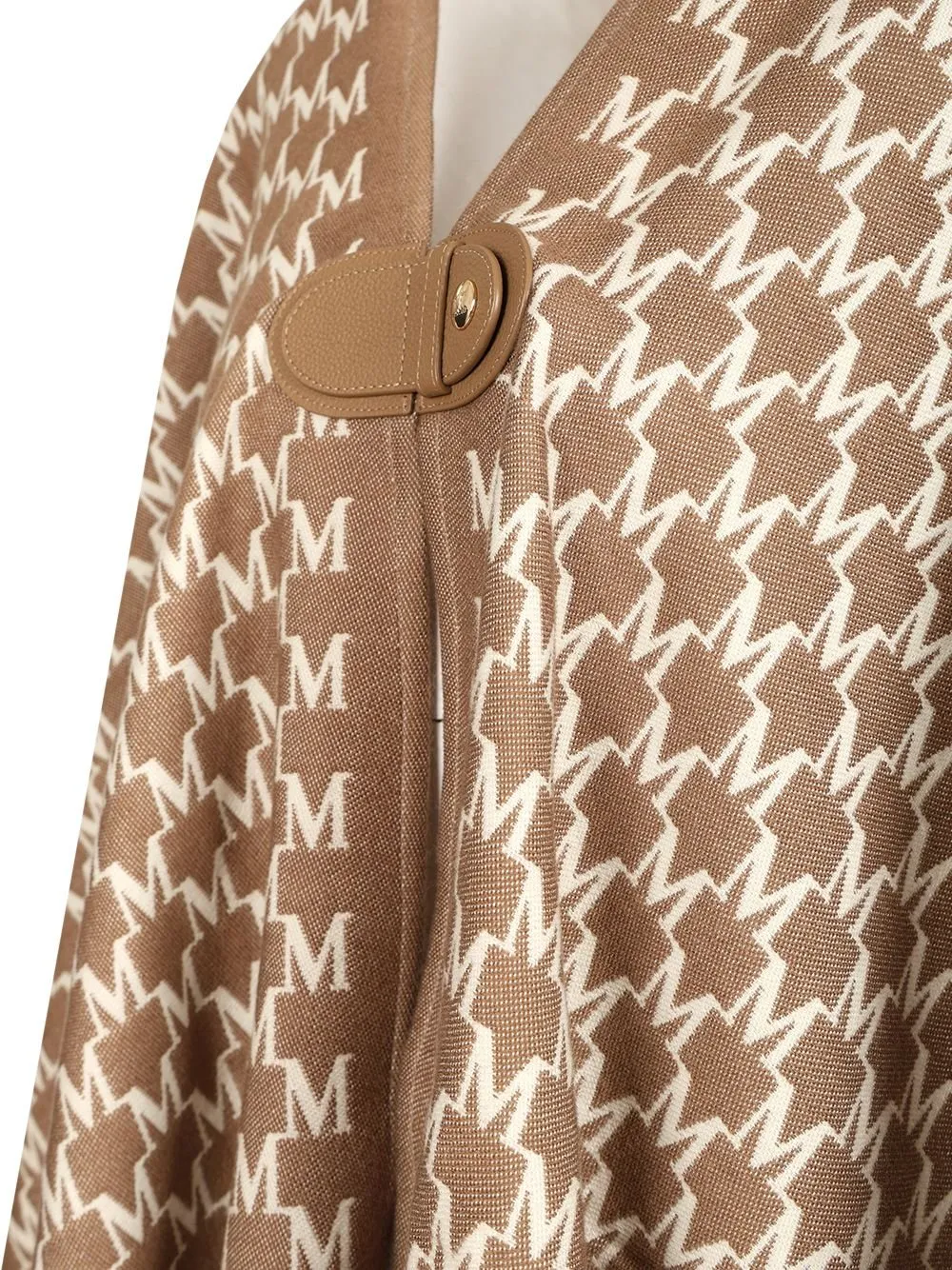 Max Mara Editti All-Over Patterned Cape