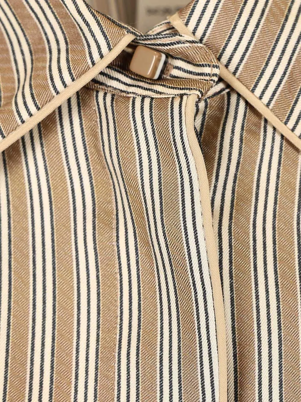 Max Mara Brama Striped Button-Up Shirt