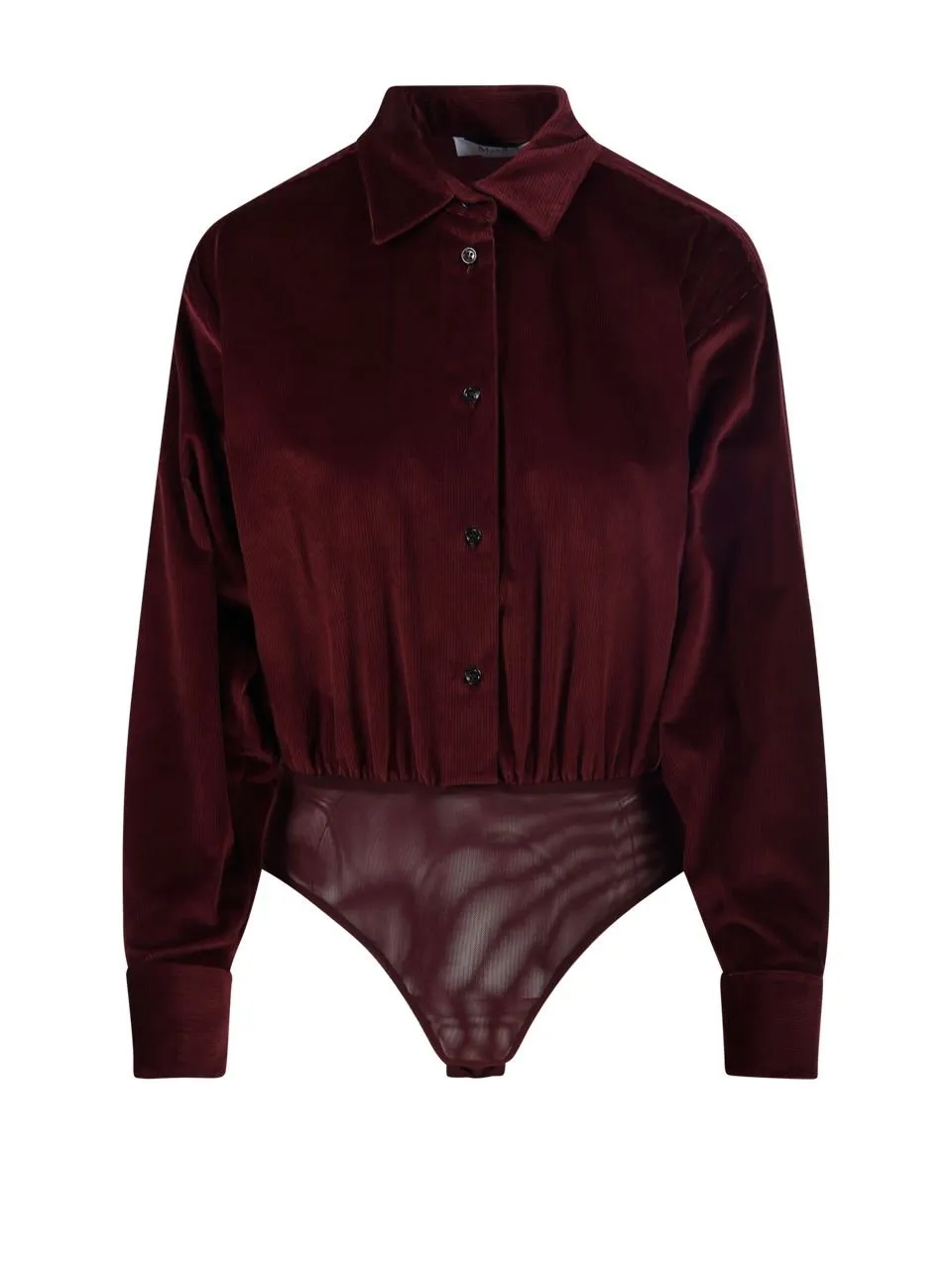 Max Mara Fertile Button-Up Long-Sleeved Top