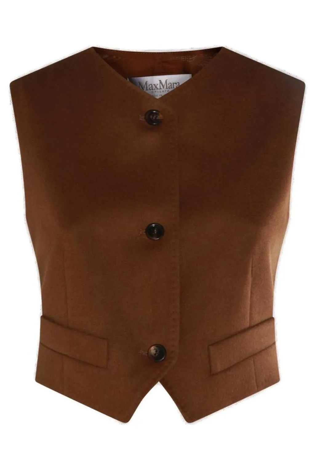 Max Mara Single-Breasted Vest