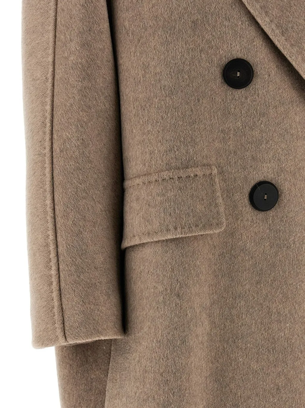 Max Mara Angus Double-Breasted Oversized Coat