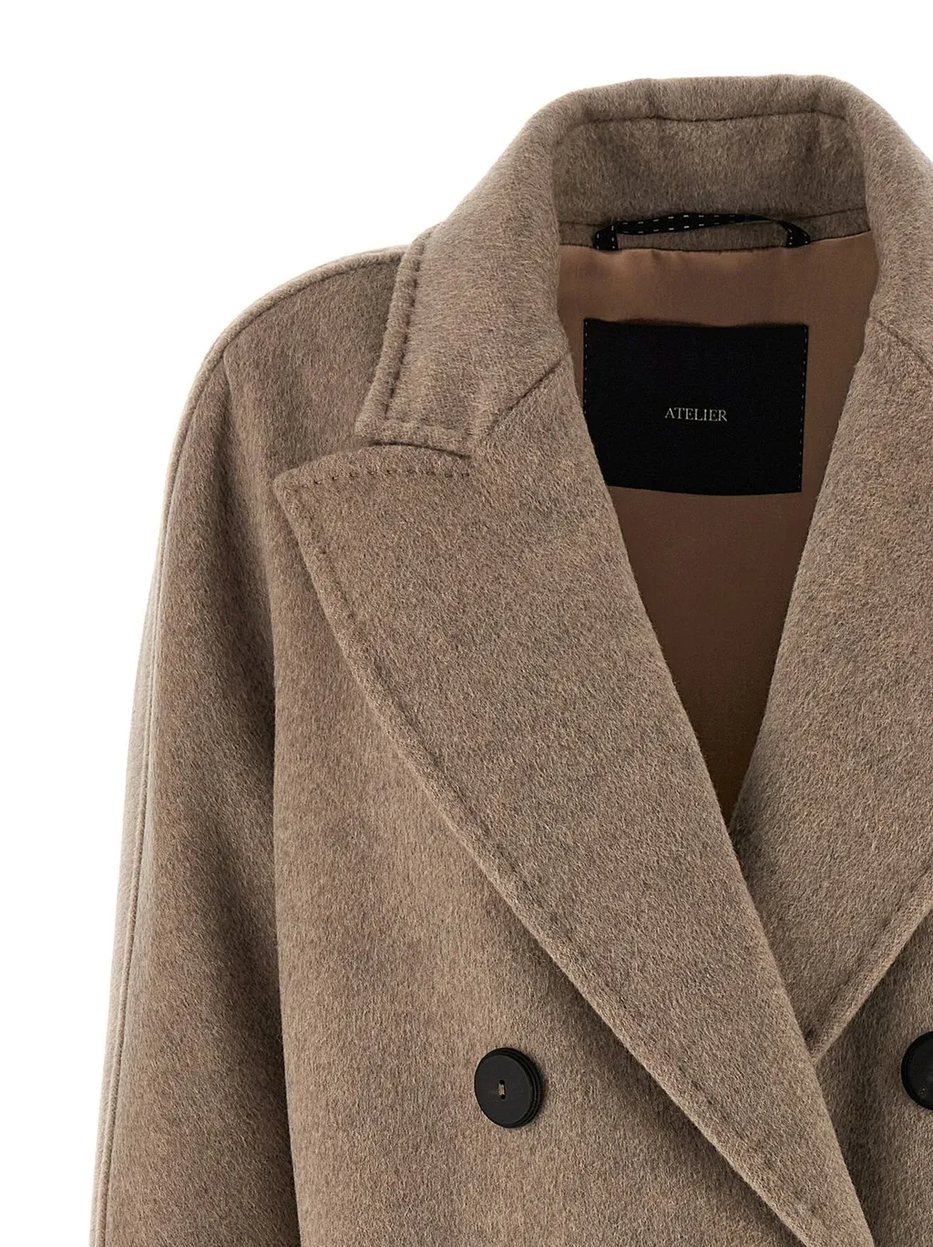 Max Mara Angus Double-Breasted Oversized Coat