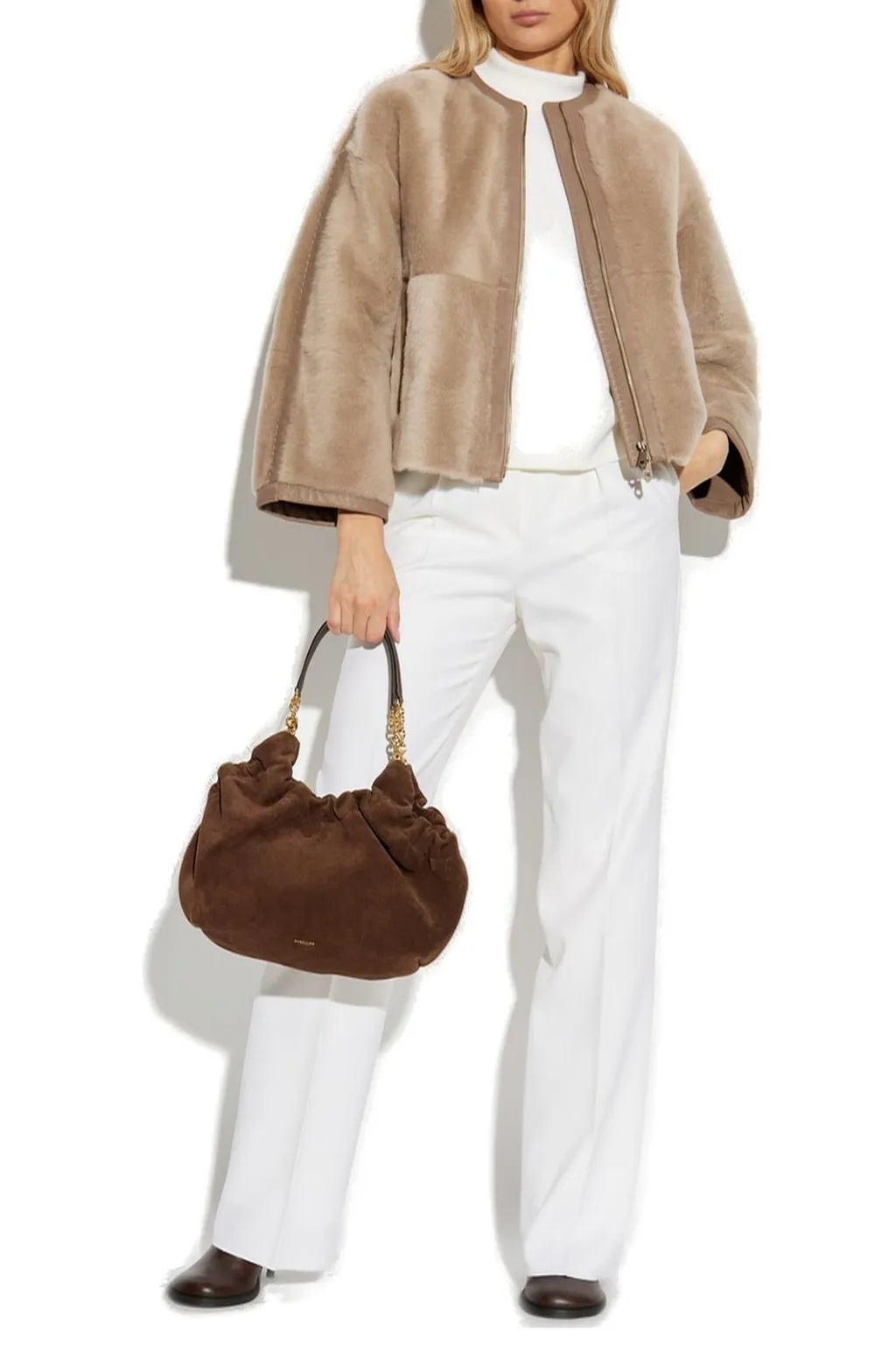 Max Mara Luana Zip-Up Coat