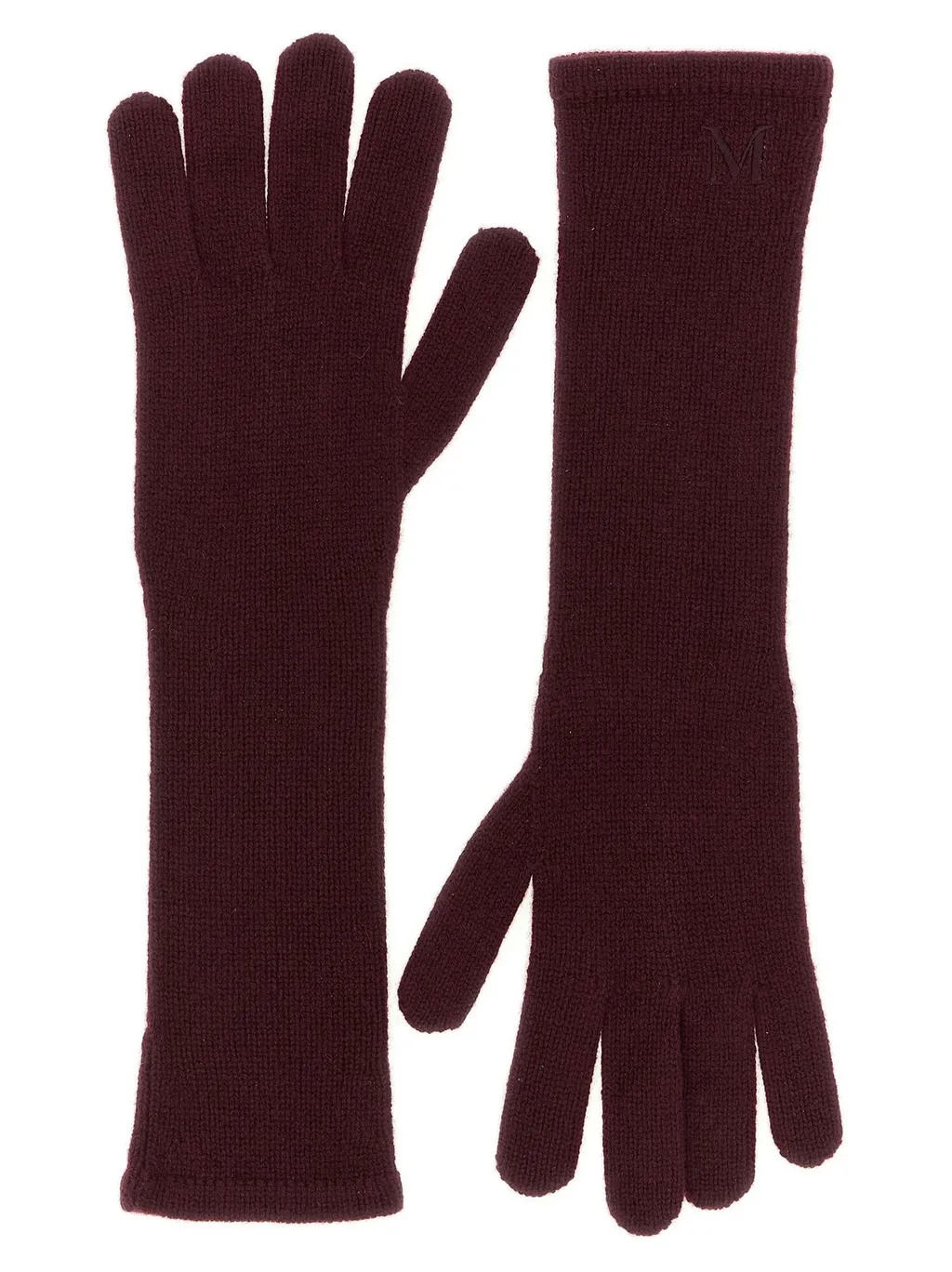 Max Mara Full-Finger Knitted Long Gloves