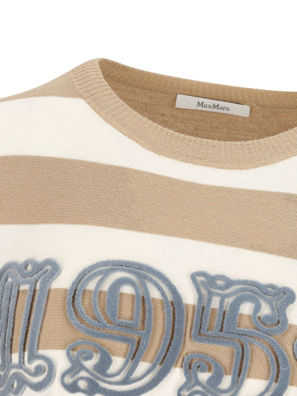 Max Mara Viterbo Striped Crewneck Jumper