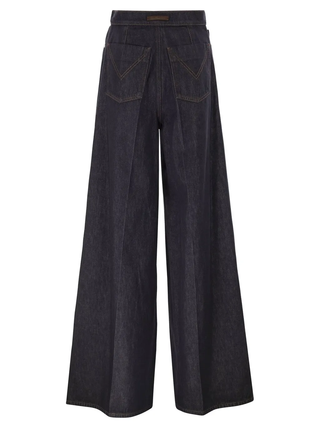 Max Mara Button Detailed Wide-Leg Jeans