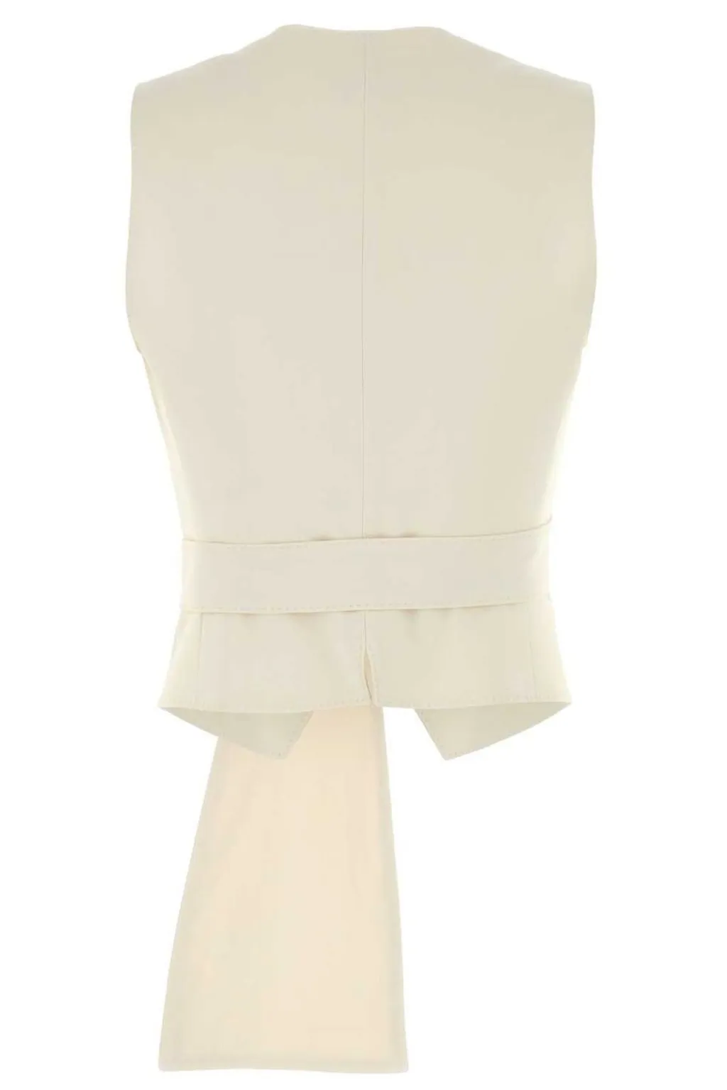 Max Mara Zampa Bow Detailed Gilet