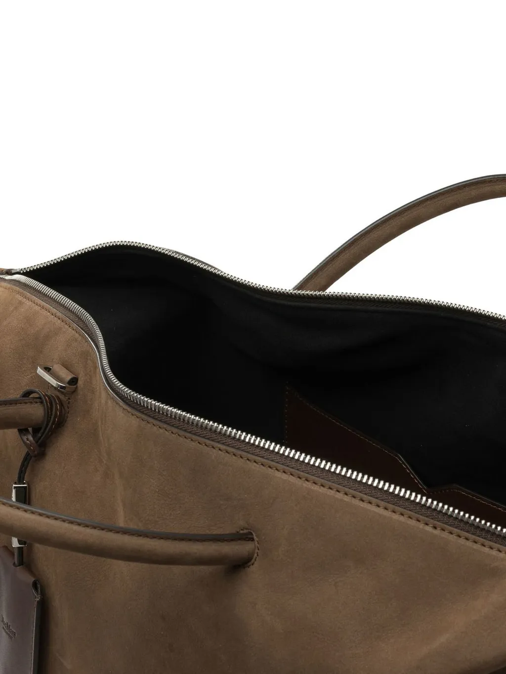 Max Mara Logo Debossed Zip-Up Tote Bag