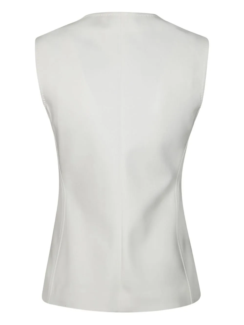 Max Mara Fornovo V-Neck Button-Up Gilet