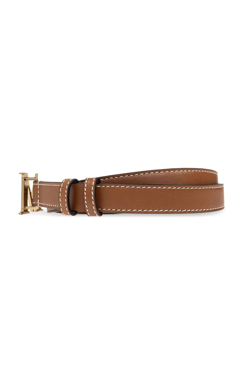 Max Mara Mclassic Logo Plaque Belt