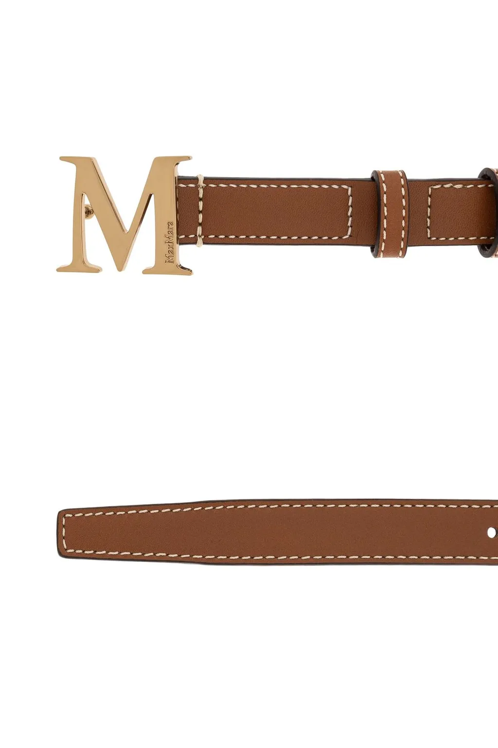 Max Mara Mclassic Logo Plaque Belt