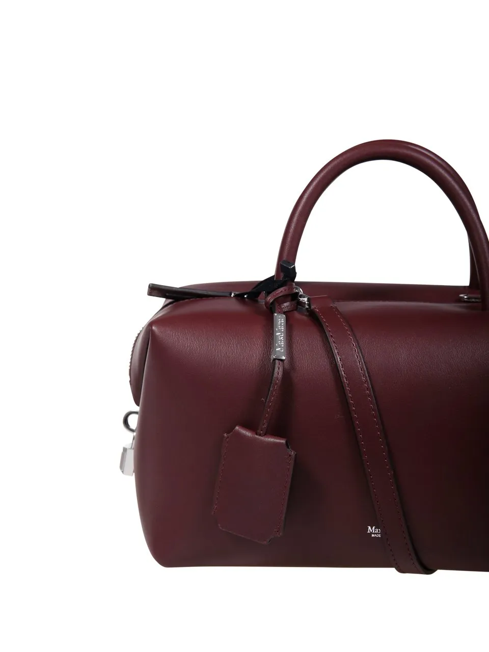 Max Mara Holdallm Logo Stamp Zip-Up Tote Bag