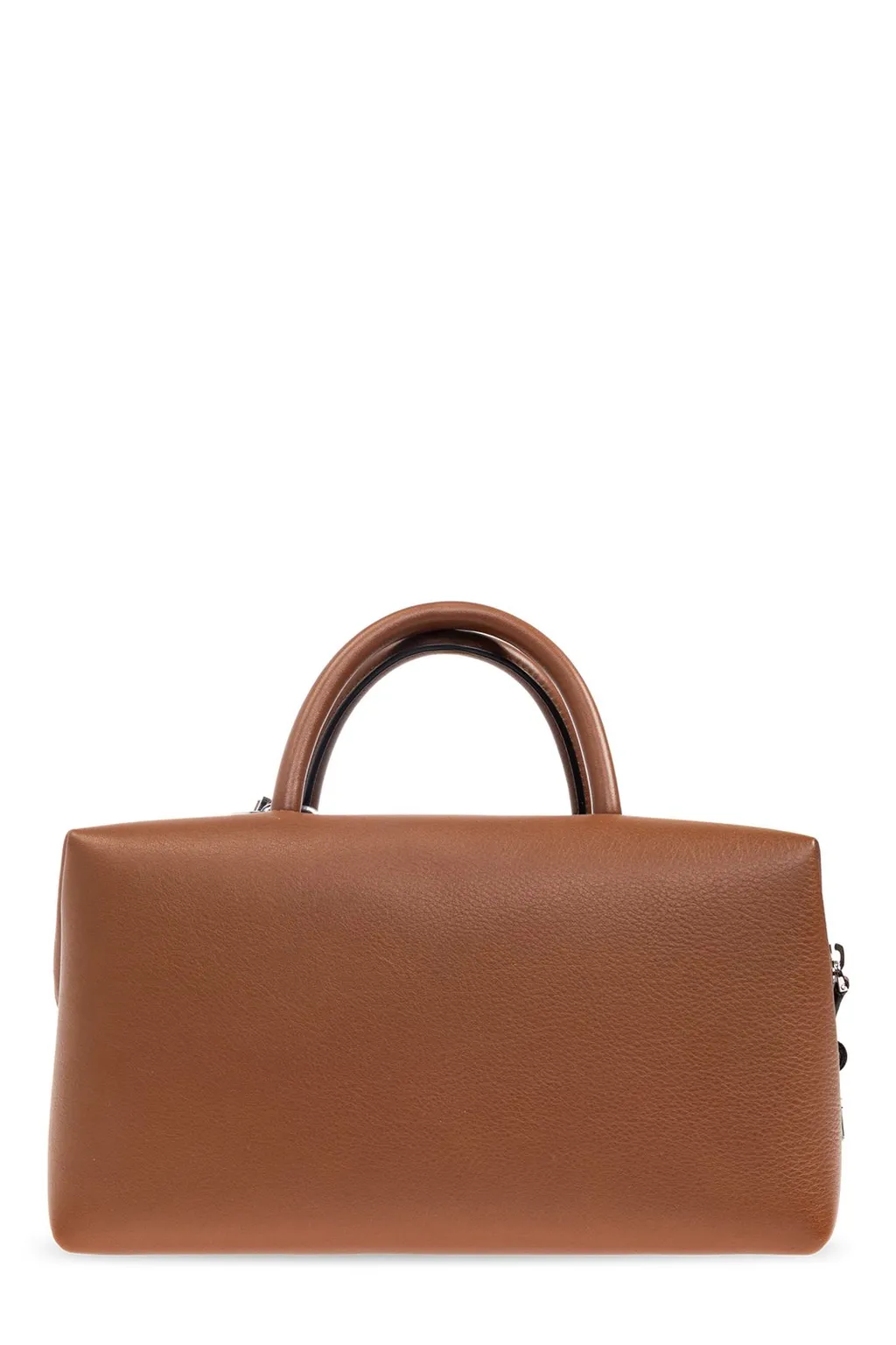 Max Mara Holdallm Logo Stamp Zip-Up Tote Bag