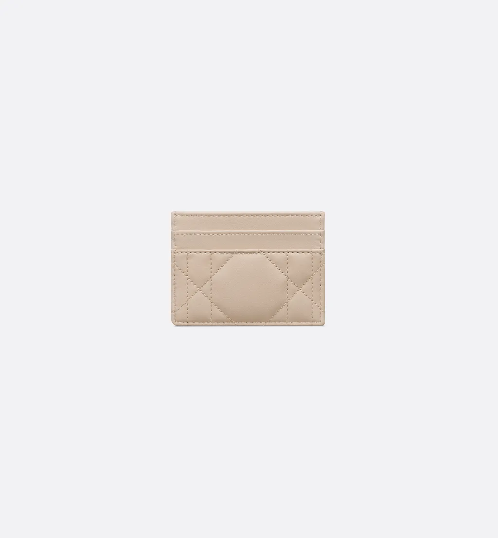 Dior Caro Freesia Card Holder With Crystals