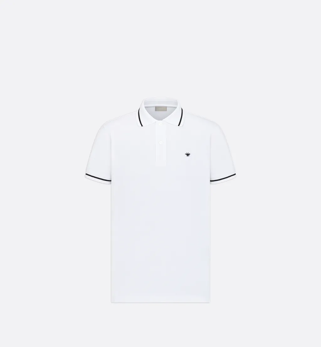 Polo Shirt With Bee Embroidery