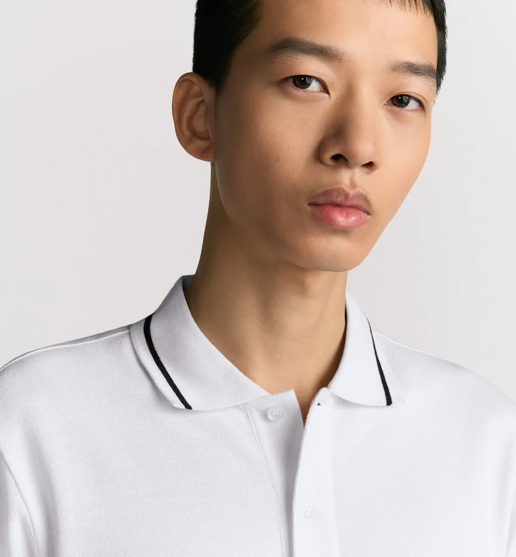 Polo Shirt With Bee Embroidery