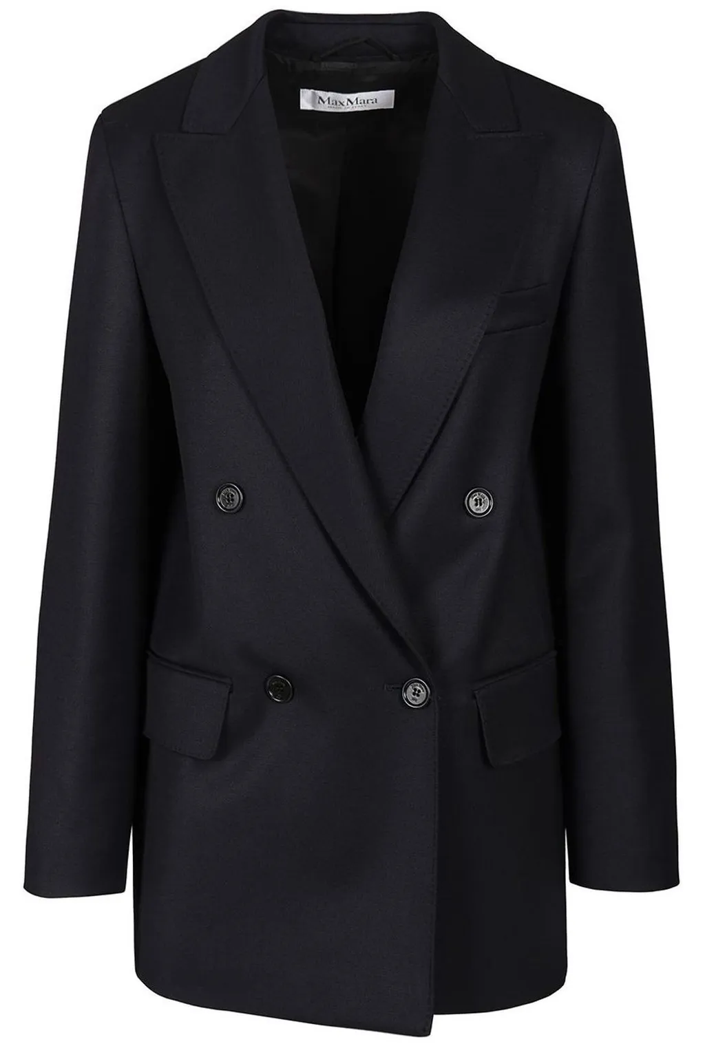 Max Mara Double Breasted Button-Up Blazer