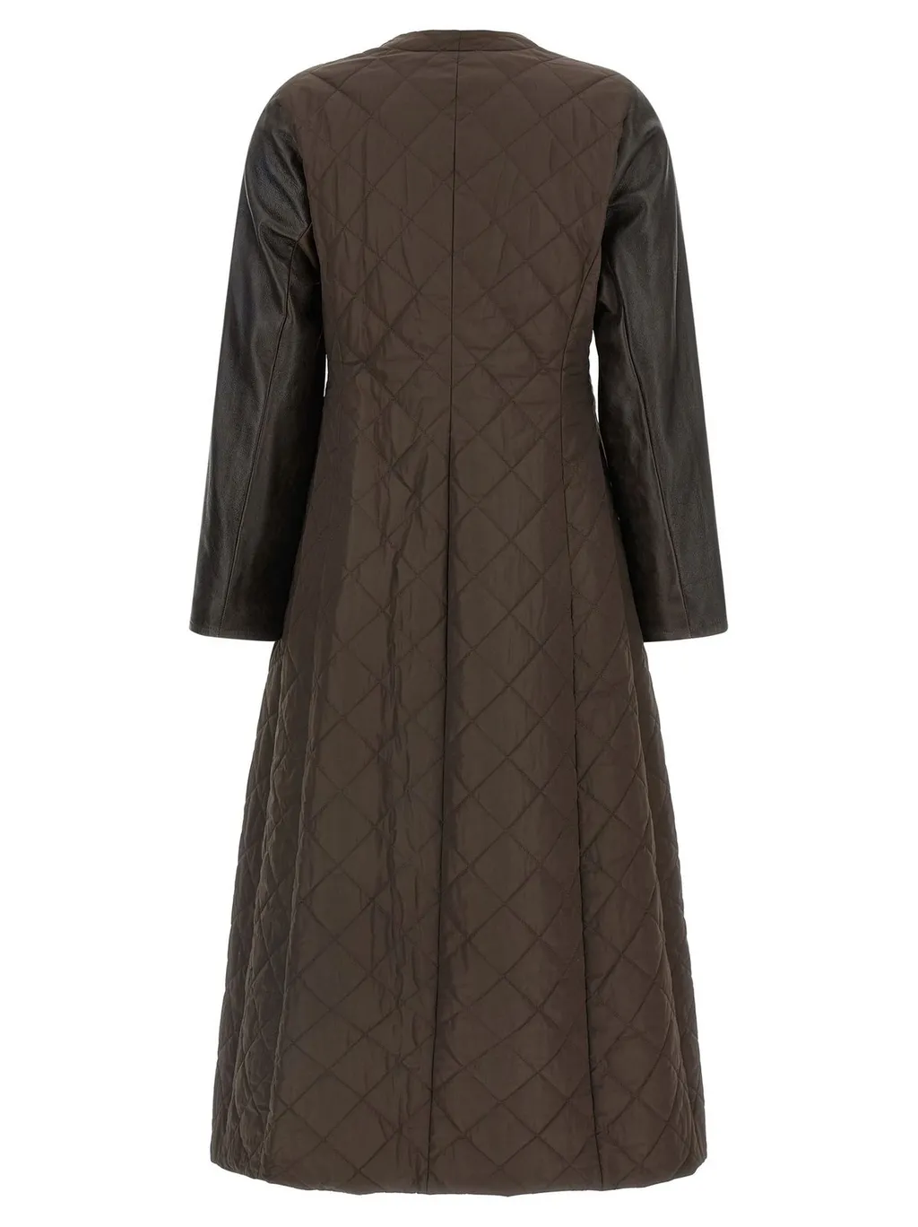 Max Mara Berta Panelled Quilted Coat