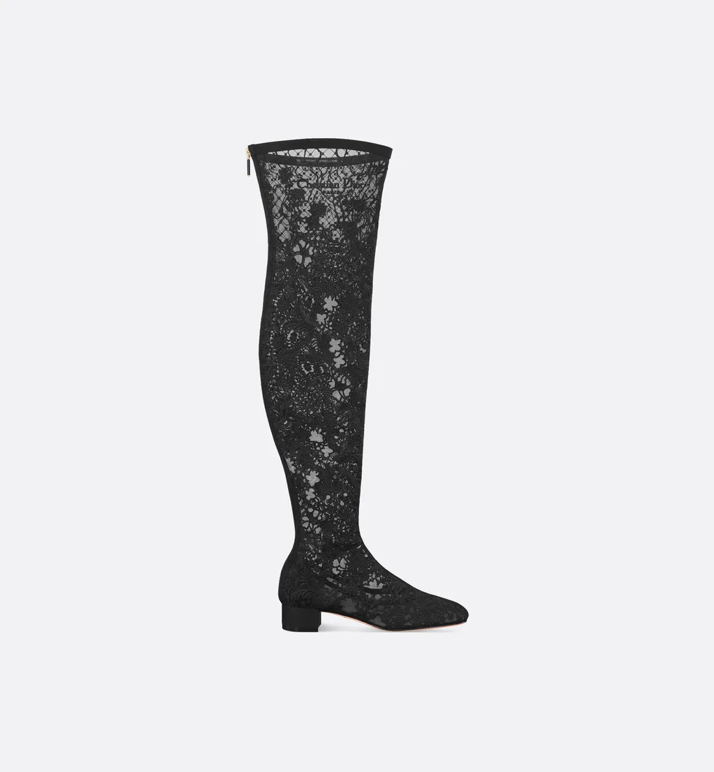 Naughtily-D Heeled Thigh Boot