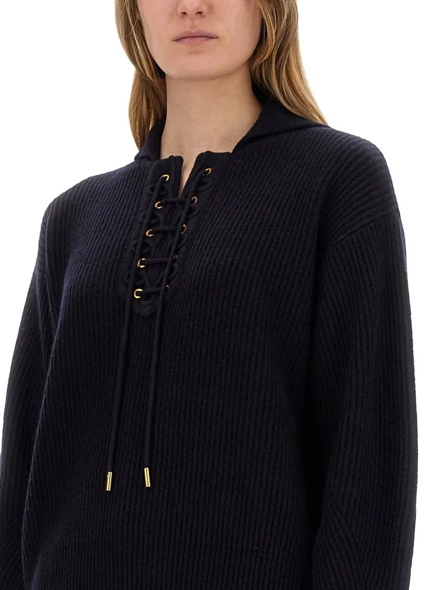 Max Mara Eccelso Eyelet Detailed Jumper