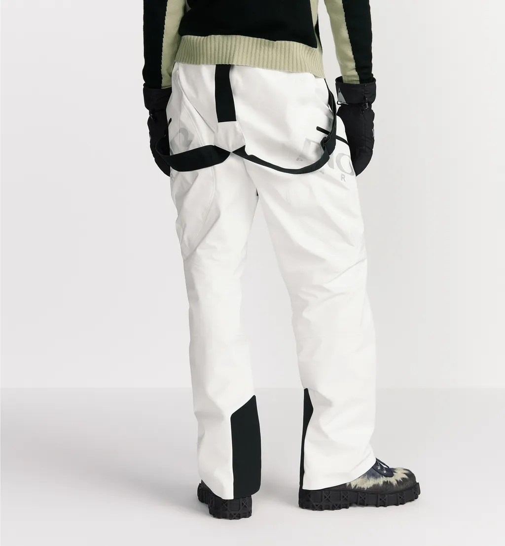 Dior And Descente Ski Pants With Suspenders
