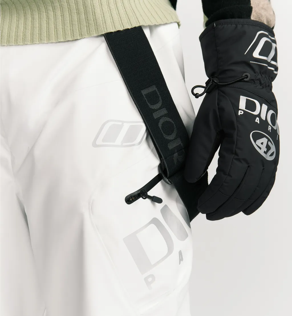 Dior And Descente Ski Pants With Suspenders