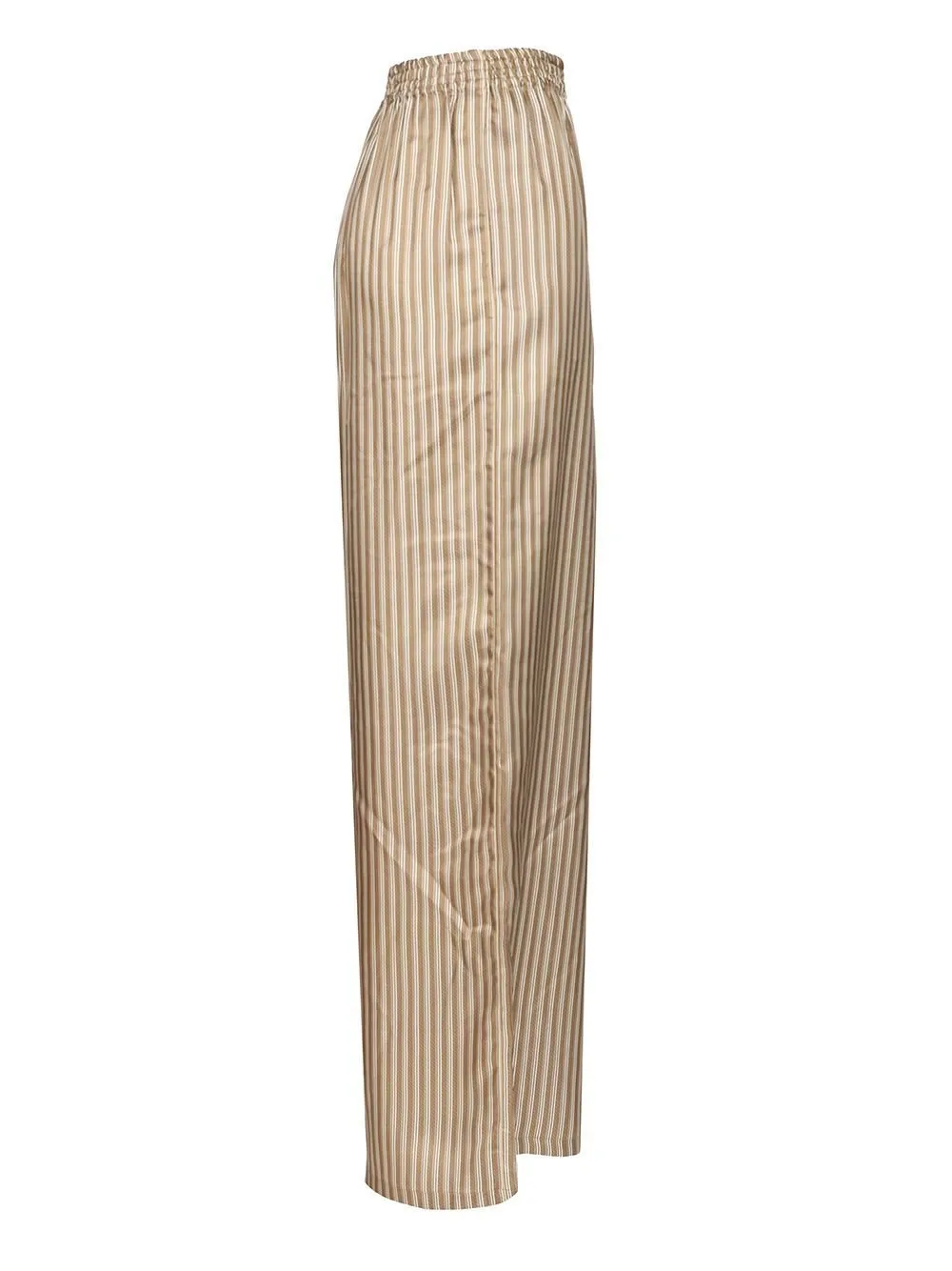 Max Mara Ladino Striped Wide-Leg Trousers