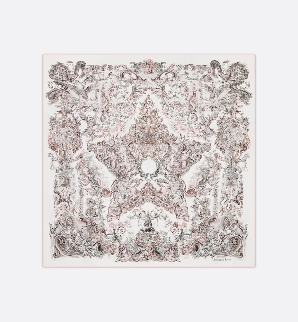 Dior Stella Baroque 90 Square Scarf