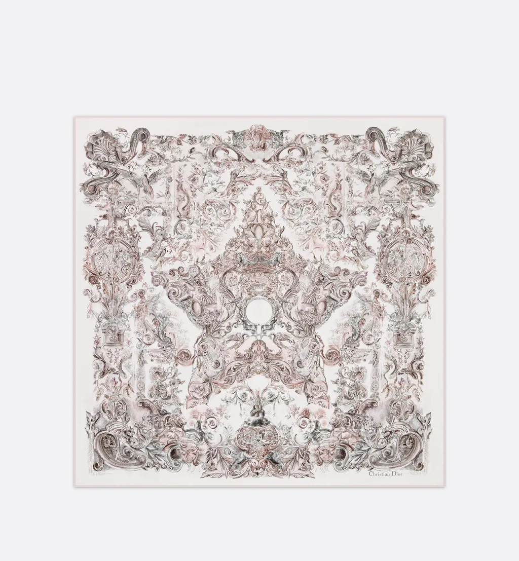 Dior Stella Baroque 90 Square Scarf